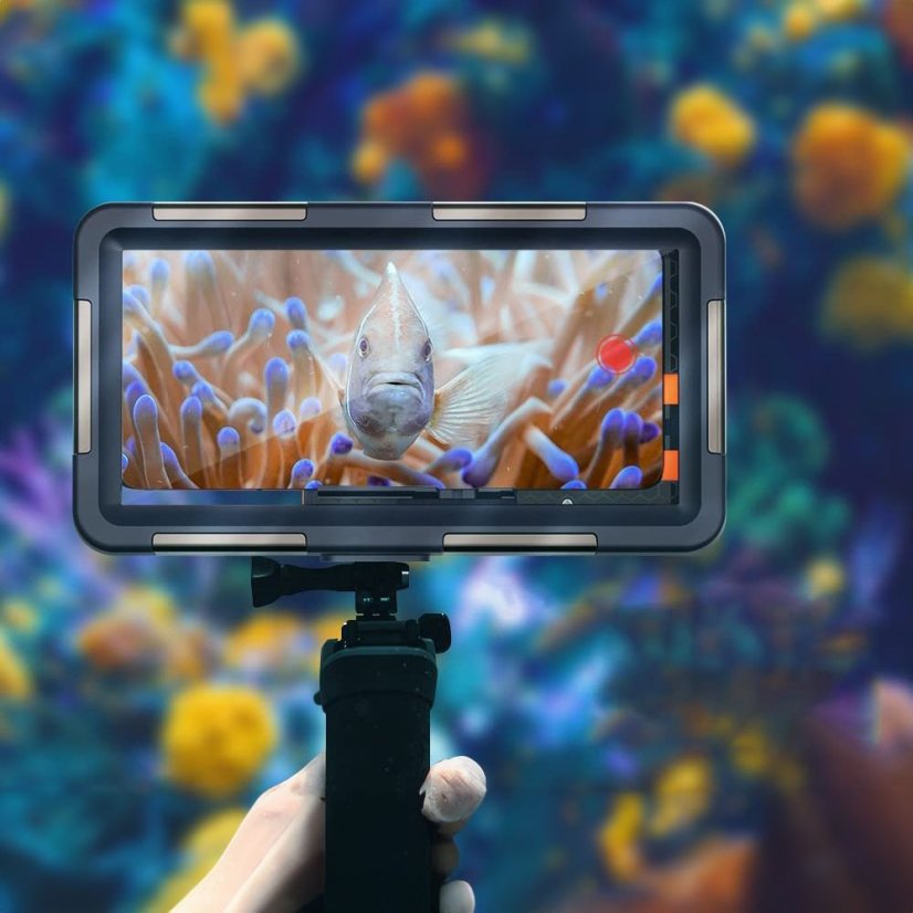 Vodeodolné púzdro Tech-Protect Ipx8 Universal Diving Waterproof Case Black