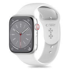 Remienok Tech-Protect Silicone Apple Watch 6 / 7 / 8 / 9 / 10 / SE / Ultra 1 / 2 (44 / 45 / 46 / 49 mm) White Remienok Tech-Protect Silicone Apple Watch 6 / 7 / 8 / 9 / 10 / SE / Ultra 1 / 2 (44 / 45 / 46 / 49 mm) White