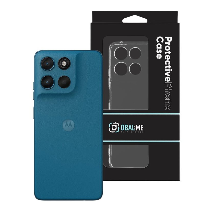 OBAL:ME TPU kryt pre Motorola Moto G57 Power Transparent