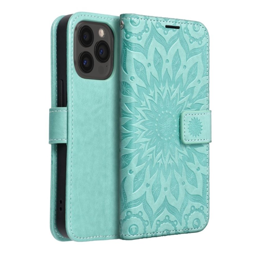 Kryt Mezzo Book Case iPhone 13 Pro Max Mandala Green