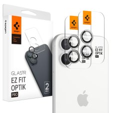 Ochranné sklo zadnej kamery 2ks v balení, set ochranných skiel zadnej kamery Spigen Optik Pro Glas.Tr ”Ez Fit” Camera Protector 2-Pack iPhone 16 / 16 Plus Crystal Clear Ochranné sklo zadnej kamery 2ks v balení, set ochranných skiel zadnej kamery Spigen Optik Pro Glas.Tr ”Ez Fit” Camera Protector 2-Pack iPhone 16 / 16 Plus Crystal Clear