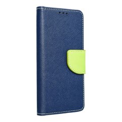 Fancy Book   OPPO RENO 5 LITE / RENO 5F / A94 4G / F19 Pro  tmavomodrý / žltý limetkový