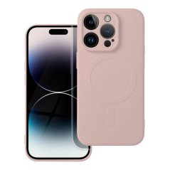 Kryt Silicone Mag Cover Case s MagSafe iPhone 14 Pro Pink Kryt Silicone Mag Cover Case s MagSafe iPhone 14 Pro Pink