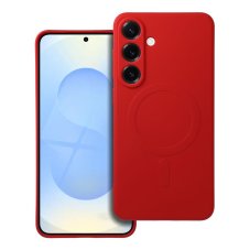 tok Samsung Galaxy S25 Plus Tok Silicone MagCover MagSafe (kamera védelem) Red