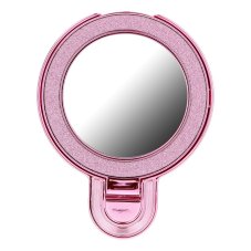 Phone Stand Circle Mirror - Stick-On - Pink