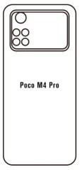 Hydrogel - zadná ochranná fólia - Xiaomi Poco M4 Pro Hydrogel - zadná ochranná fólia - Xiaomi Poco M4 Pro