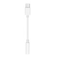 Adapter Aux Type C (Male) to Jack 3,5 mm (Female) White Adapter Aux Type C (Male) to Jack 3,5 mm (Female) White