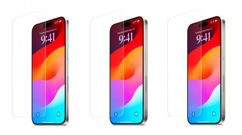 2+1 ZADARMO! 3PACK Ochranné tvrdené sklo - Apple iPhone 15 Pro