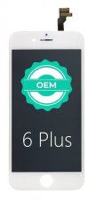 Bílý LCD displej iPhone 6 Plus + dotyková deska OEM