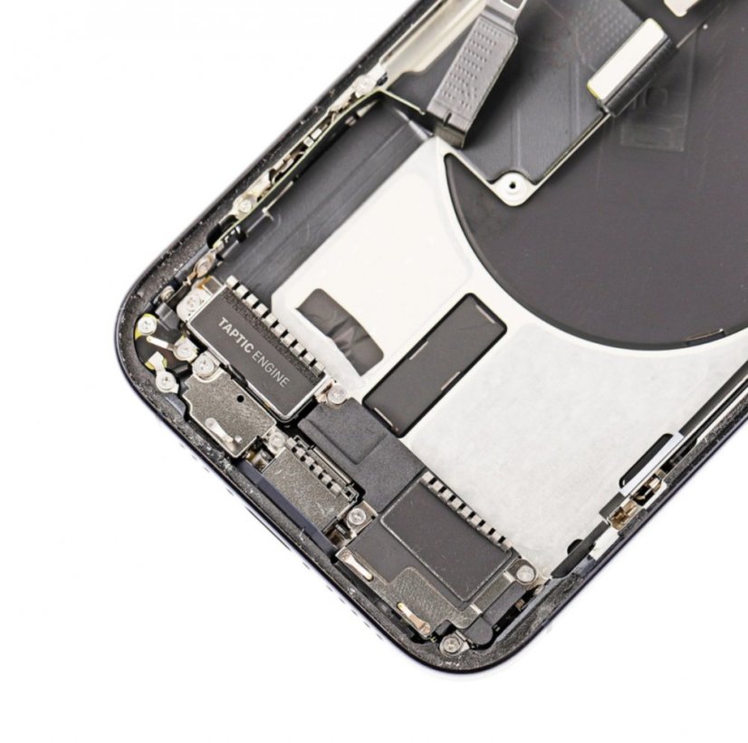 Apple iPhone 14 Pro - Zadný housing s predinštalovanými dielmi (Silver)