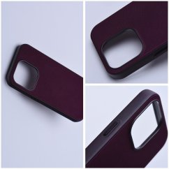 Kryt Woven Mag Cover iPhone 15 Burgundy