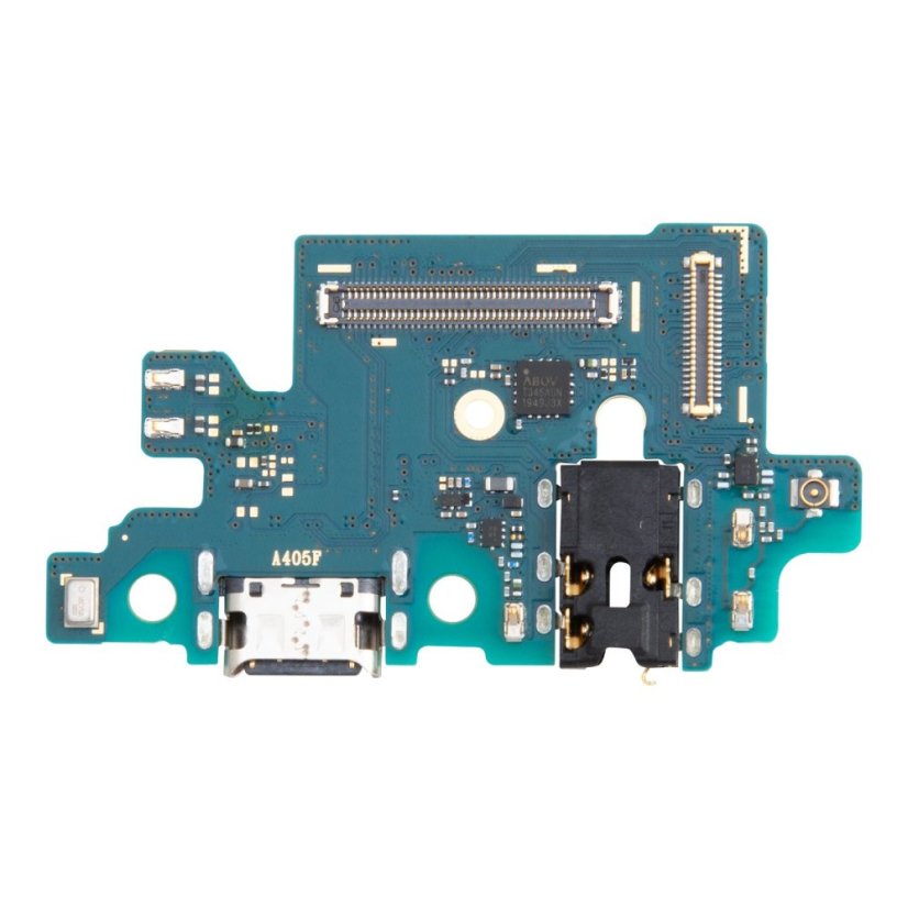 Samsung Galaxy A40 töltőcsatlakozó PCB lapkával (Service Pack - eredeti pótalkatrész)