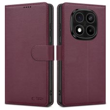 Kryt Tech-Protect Wallet Xiaomi Redmi Note 14 Pro 5G / Pro+ Plus 5G / Poco X7 5G Mulberry Kryt Tech-Protect Wallet Xiaomi Redmi Note 14 Pro 5G / Pro+ Plus 5G / Poco X7 5G Mulberry
