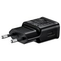 EP-TA200EBE Samsung USB-A 15W cestovná nabíjačka Black (Service Pack - originálny diel)