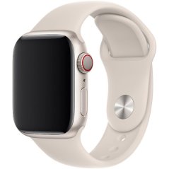 Remienok pre Apple Watch (42/44/45mm) Sport Band, Starlight, veľkosť M/L