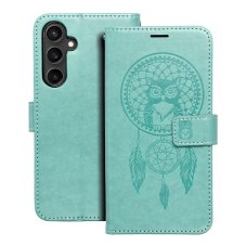 Kryt Flip Case Samsung Galaxy S23 FE Mezzo Book lapač snov Green