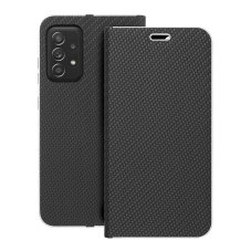 Kryt Flip Case Samsung Galaxy A52 5G / A52 LTE ( 4G ) / A52S 5G Luna Book Carbon Black
