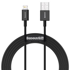 Kábel Baseus Cable USB A to Lightning 2,4A Superior Calys-C01 2 M Black