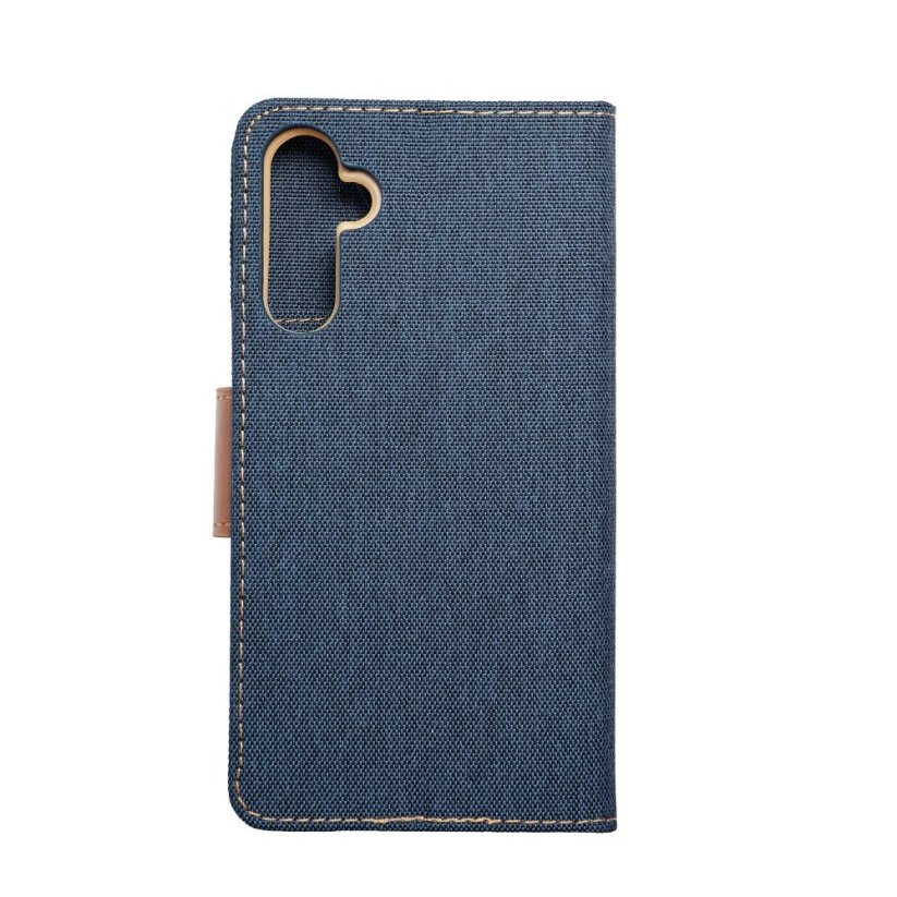 Kryt Canvas Book Case Samsung Galaxy A34 5G Navy Blue