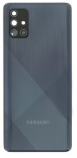 Samsung Galaxy A71 - Zadný kryt baterie - Crush Black so sklíčkom zadnej kamery (náhradný diel) Samsung Galaxy A71 - Zadný kryt baterie - Crush Black so sklíčkom zadnej kamery (náhradný diel)