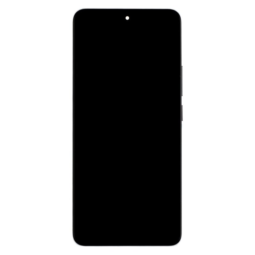 Kijelző kerettel Xiaomi Redmi Note 14 Pro+ 5G Black (Service Pack - eredeti pótalkatrész)