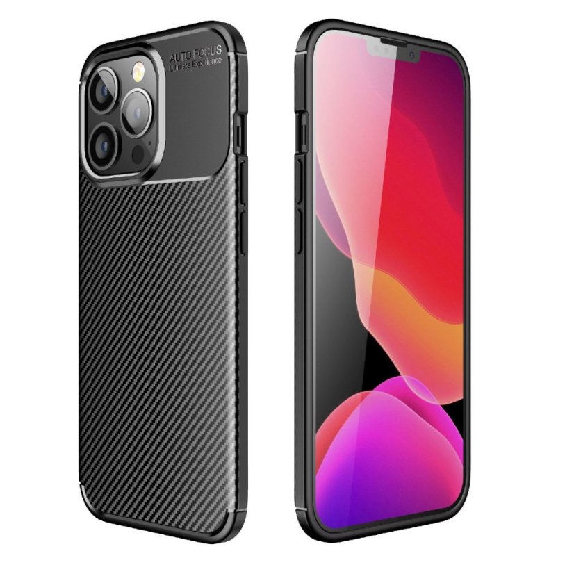 Kryt CARBON PREMIUM Case  Xiaomi Note 10 5G / Poco M3 Pro / Poco M3 Pro 5G čierny