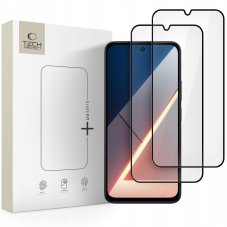 Ochranné tvrzené sklo Tech-Protect Glass Fit+ 2-Pack Xiaomi Poco M7 Black