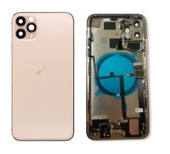 Apple iPhone 11 Pro Max - Zadný housing s predinštalovanými dielmi (Gold)