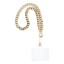 Chain #41 Phone Lanyard, Phone Pendant / Cord Length 40cm (20cm In The Loop) / On Wrist - Gold