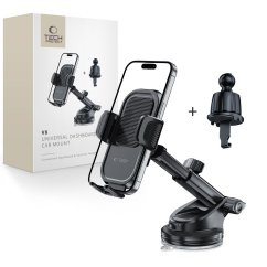 Držiak do auta Tech-Protect V8 Universal Dashboard & Vent Car Mount Black