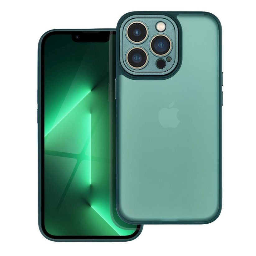 Kryt Ochranné sklo Variete Case iPhone 13 Pro Dark Green