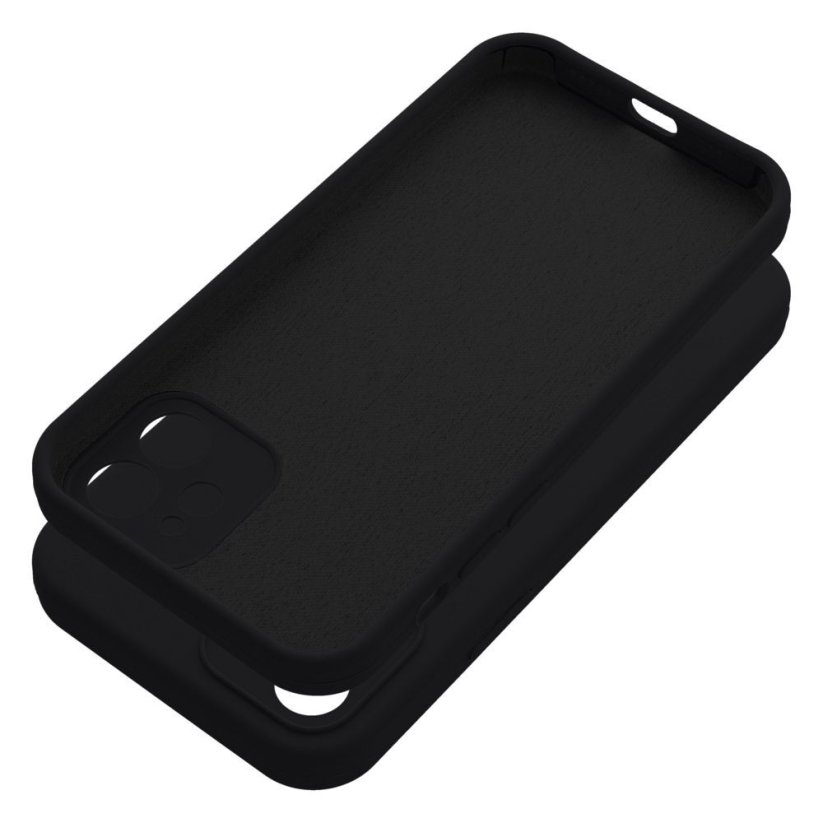 Kryt Case Silicone 2mm iPhone 12 Black