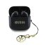 Guess Classic Logo Charm TWS vezeték nélküli fejhallgató Black
