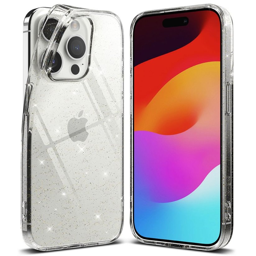 Kryt Ringke Air iPhone 15 Pro Max Glitter Clear