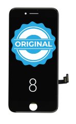 ORIGINAL Čierny LCD displej iPhone 8 + dotyková doska