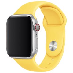 Remienok pre Apple Watch (42/44/45mm) Sport Band, Canary Yellow, veľkosť S/M