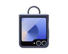 EF-PF741TNE Samsung szilikon tok gyűrűvel Samsung Galaxy Z Flip 6/7 FE Navy tengerészgyűrűhöz