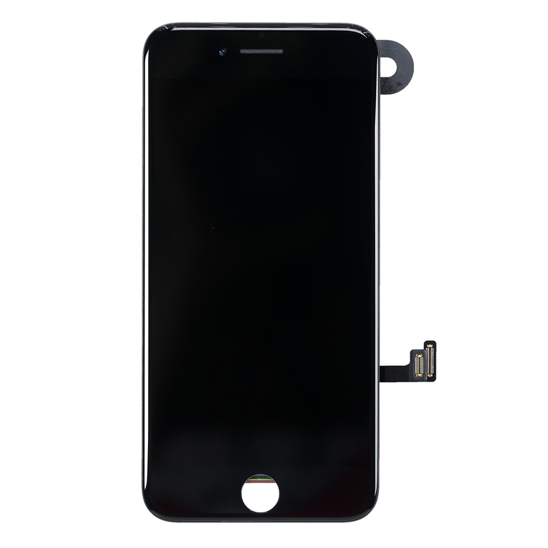 Fekete LCD iPhone 8 elülső kamerával + közelségérzékelővel OEM (home gomb nélkül)