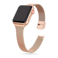 Tech-Protect Thin Milanese Apple Watch 4 / 5 / 6 / 7 / 8 / 9 / SE (38 / 40 / 41 mm) Blush Gold