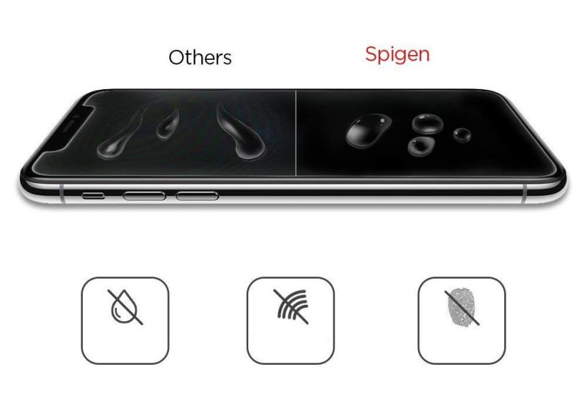 OCHRANNÉ TVRDENÉ SKLO SPIGEN GLAS.TR SLIM iPhone XR