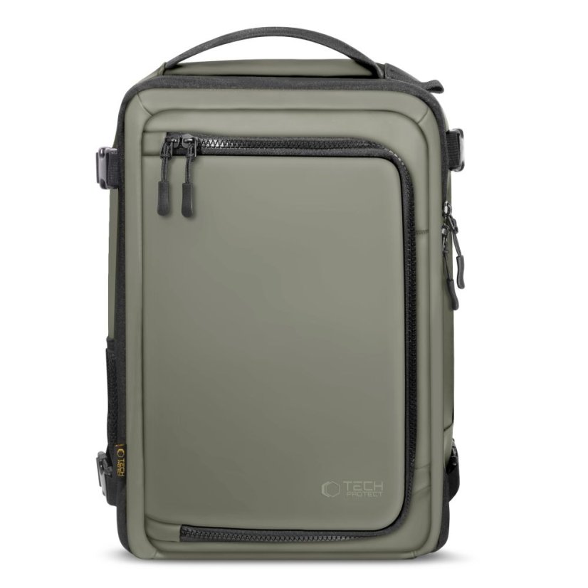 Remienok Tech-Protect Defender S50 Ryanair & Wizzair Travel Laptop Cabin Backpack 20L 40X20X25 Olive Green