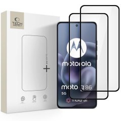 Ochranné tvrdené sklo Tech-Protect Glass Fit+ 2-Pack Motorola Moto G86 5G / G86 5G Power Black Ochranné tvrdené sklo Tech-Protect Glass Fit+ 2-Pack Motorola Moto G86 5G / G86 5G Power Black