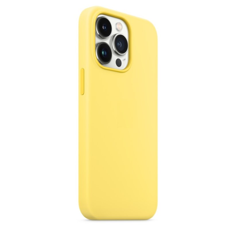 iPhone 13 Pro Silicone Case s MagSafe - Lemon Zest design (žltý)