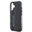 AMG Carbon Pattern zadný kryt pre iPhone 16 Black