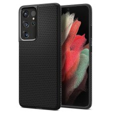 Kryt Spigen Liquid Air Samsung Galaxy S21 Ultra Matte Black Kryt Spigen Liquid Air Samsung Galaxy S21 Ultra Matte Black