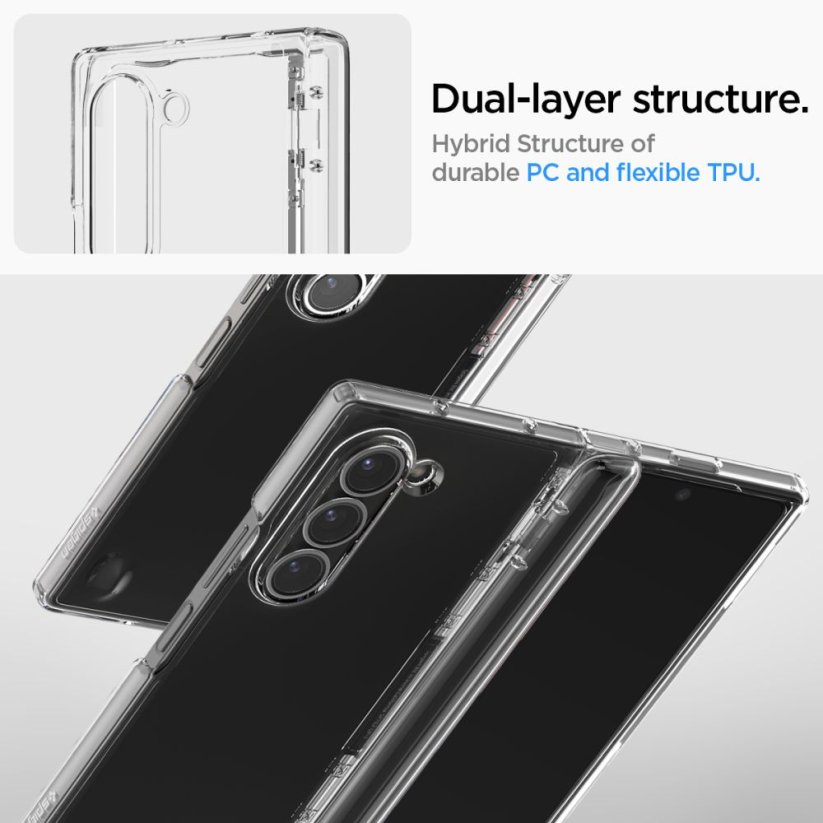 Kryt Spigen Ultra Hybrid Pro Samsung Galaxy Z Fold 6 Crystal Clear