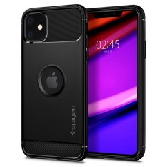 Kryt Spigen Rugged Armor iPhone 11 Matte Black