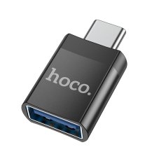 Otg USB C USB A adapter Hoco Ua17 Black