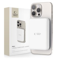 Külső akkumulátor Tech-Protect Pb11 Lifemag Magsafe Power Bank 10000Mah White
