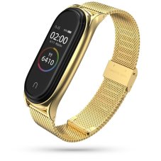 Řemínek Tech-Protect Milaneseband Xiaomi Mi Smart Band 7 gold